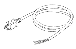 [RPC867] Hospital Grade Power Cord Without Connectors (10a @ 220vac, 8 Ft.)