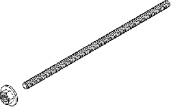 [PCR699] Leveling Rod & Nut for Pelton & Crane