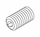 [RPH203] Socket Head Set Screw - Size: #8-32 x 3/8" lg