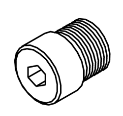 [PCS697] Knuckle Hinge Screw for Pelton & Crane - Fits: Arm Adapter and Knuckle