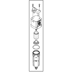 [CMA084] Particle Filter Assembly for Air Techniques - Wilkerson Brand F18