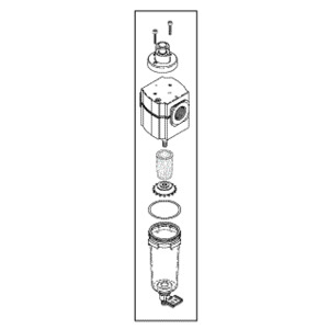 [CMA082] Particle Filter Assembly for Air Techniques - Norgren Brand F73
