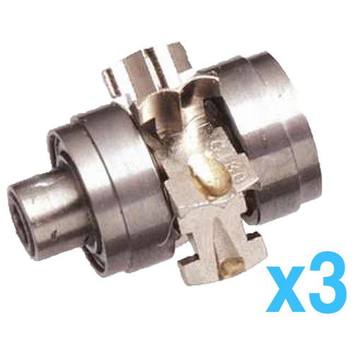 [TF4-3P] VECTOR ENDURO Replacement Turbines - Fits: Vector F4, F7, V8 and V9 series highspeeds (3-pack)