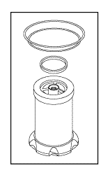 [CMK006] Coalescing Filter Element (Type B; 0.5 micron; White element material)