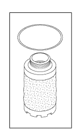 [CME044] Coalescing Filter Element for Dental-EZ/Custom Air/Ramvac (Type C)