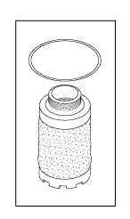 [CME043] Coalescing Filter Element for Dental-EZ/Custom Air/Ramvac (Type B)