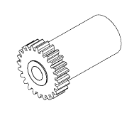 [ATG615] Transfer Arm Gear for Air Techniques - Fits: Transfer Arm Bearing, Transfer Arm