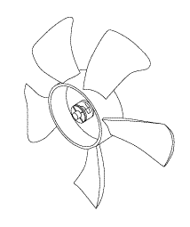 [ATF633] Dryer Fan Blade for Air Techniques