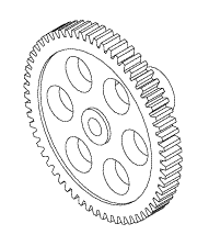 [ATG650] Main Drive Gear for Air Techniques for Model Peri Pro III