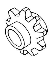 [PHS014] Sprocket for Dent-X® (Philips) - 1/4" ID, 9 Teeth