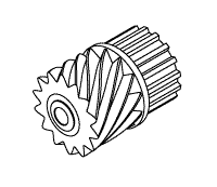 [GXG007] Drive Gear for Gendex - Fits: Racks; Developer, Fixer and Wash
