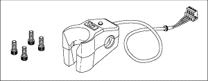 [PCK732] Handpiece Hanger Assembly (Black) for Pelton & Crane