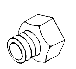[ADP057] Hex Plug for A-dec