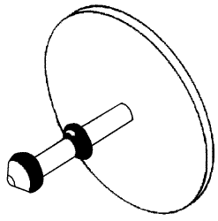 [ADS093] Valve Stem for A-dec Coolant Air Valve