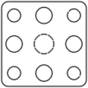 [ADG028] 9 Hole Gasket for A-dec