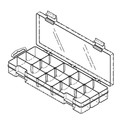 [RPC753] Storage Case - max 13 compartments