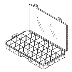 [RPC751] Storage Case - max 34 compartments