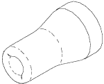 [ADT060] Saliva Ejector Tip (Black) for A-dec