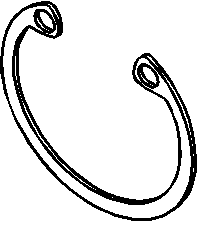 [ADR042] Retaining Ring (Internal) for A-dec - 10 per package (.250" OD)