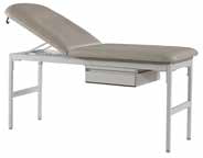 [411D] Exam Room Treatment Table with Adjustable Back and One Drawer