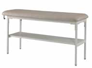 [413] Exam Room Treatment Table with Shelf and Flat Top