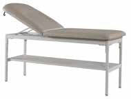 [415] Exam Room Treatment Table with Shelf, Adjustable Back and Countour Top