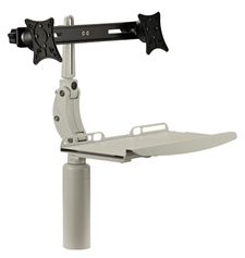 [60-0647] Boyd FS-24 DUAL Monitor Mount w/Keyboard