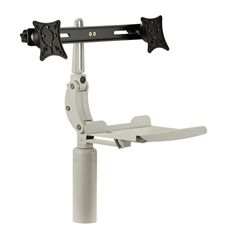 [60-0645] Boyd FS-29a DUAL Monitor Mount w/MINI Keyboard