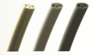 [115-764] Beaverstate 2-Hole Asepsis Syringe Tubing (per foot) - Straight Sterling