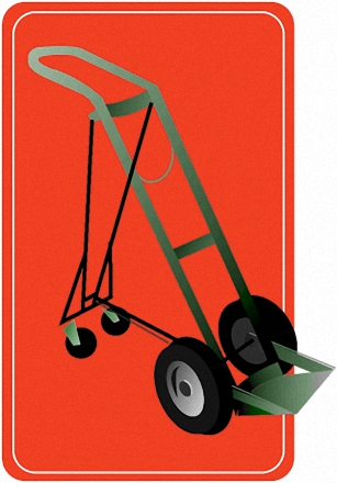 [2053*] MADA Large Cylinder Cart