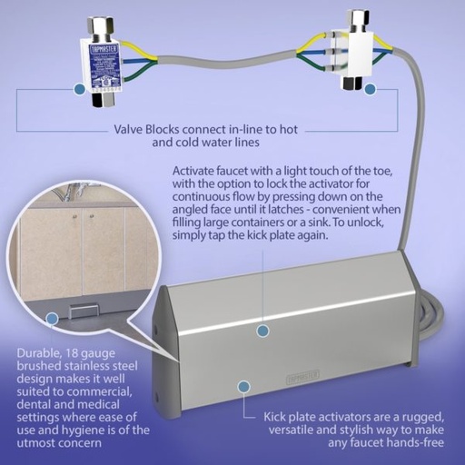 [1750] Tapmaster - Kick Plate Model 1750