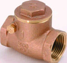 [2839] Brass Swing Check Valve, 1"