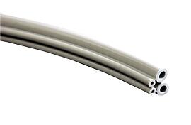 [402T] DCI HP Tubing, 4 Hole w/CT, Straight Gray