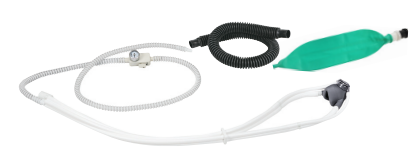 [5600-0003] Scavenger Package – Large Includes: Scavenger Inhaler with Large Autoclavable Hood, 3L Breathing Bag, 22mm I. D. X 32” Length Breathing Tube