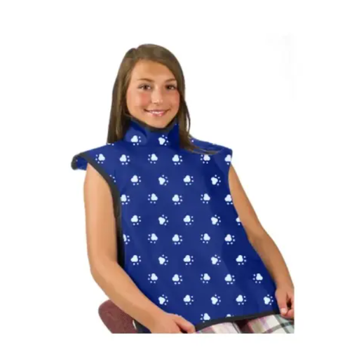 [75053-34] Flow Child Bib Apron w/Collar, Lead, Paw Prints