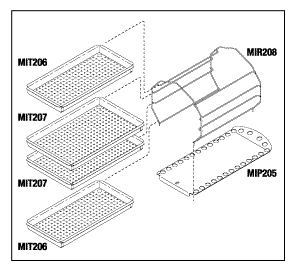[MIK204] RPI M9 Rack and Tray Kit