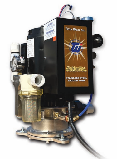 [VPLG6D2] Tech West Dual Pump Golden Series Stainless Steel 6 User 2 X 1.5H