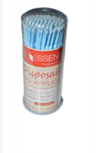 [MAPRG] 3D Dental, Micro Brush Applicator, Reg, Blue, 100ct