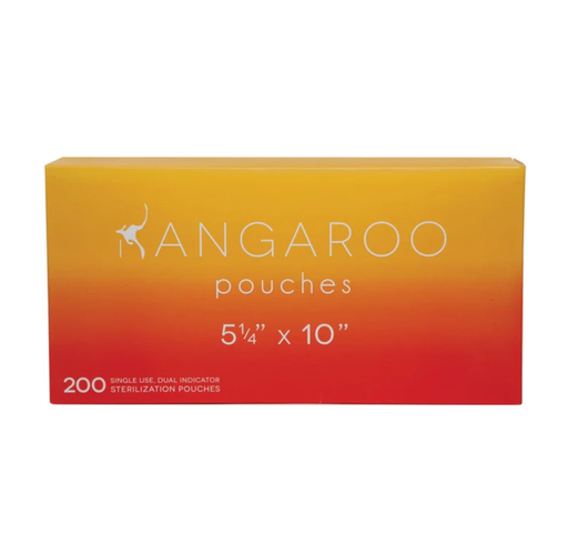 [SP5X10-CS] 3D Dental Kangaroo Self Sealing Sterilization Pouch 5.25" X 10" 200/bx, 10bx/cs