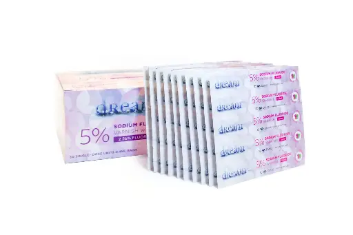 [DFVBG] 3D Dental Dream Fluoride Varnish .40ml m 50ct, Bubblegum