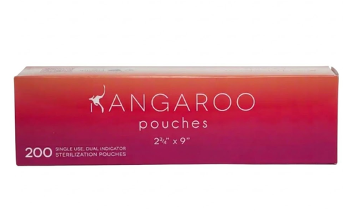 [SP2X9-CS] 3D Dental Kangaroo Self Sealing Sterilization Pouch 2.75" X 9" 200/bx, 10bx/cs