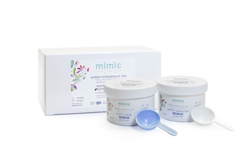 [VPS-PR] 3D Dental Mimic Impression Putty Super Hydrophilic VPS, 300ml Regular Set
