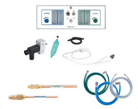 [F501] Belmed Flowmeter System Complete w/ Valves and Rubber Goods