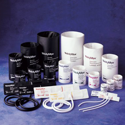 [REUSE-MLT] Welch Allyn Flexiport Reusable Cuff Multipack with Assorted Connectors, Size-06 to Size-13