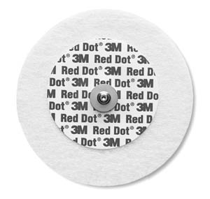 [2249-50] 3M™ Red Dot™ Monitoring Electrodes with Abrader, 6cm Dia