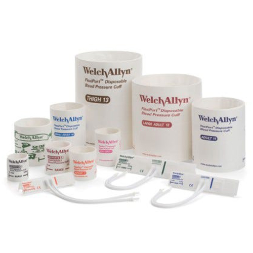 [5082-105-1] Welch Allyn Neonatal 5 Disposable Blood Pressure Cuff with 1-Tube, Luer Slip Connector for Blood Pressure Monitor, 10/Pack