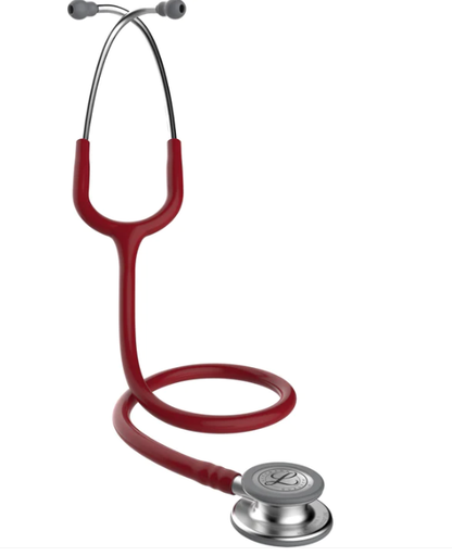 [5627] 3M™Littmann® Classic III Stethoscope, Standard-Finish Chestpiece, Burgundy Tube, 27"