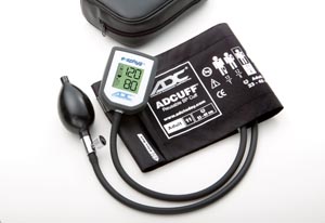 [7002-11ABK] ADC E-Sphyg Digital Aneroid Sphygmomanometer, Adult, Black