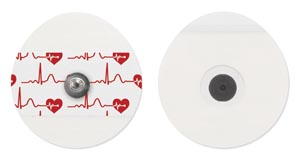 [T716-50] Bio Protech Telectrode ECG Electrode, PE Foam, Adult, Oval, 43mm x 45mm, Gen Purpose, S&H