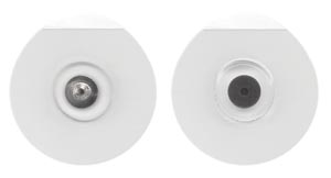 [T916-50] Bio Protech Telectrode ECG Electrode, Clear Tape, Adult, Oval, 43mm x 45mm, Gen Purpose, S&H